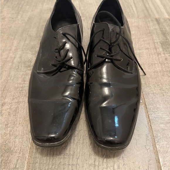 Calvin Klein Black Men's Tuxedo Shoes - Picture 1 of 3